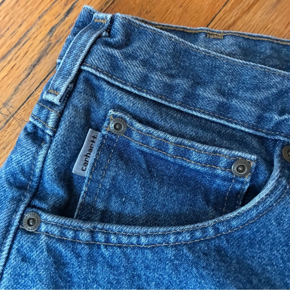 Men’s Carhartt Insulated Jeans - 32x34 - Picture 5 of 11